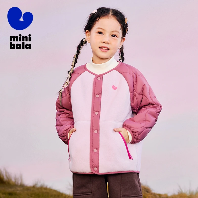 Mini Bala Jacket for Boys and Girls 2024 New Winter Styles for Children with Anti-Static Furry Outerwear