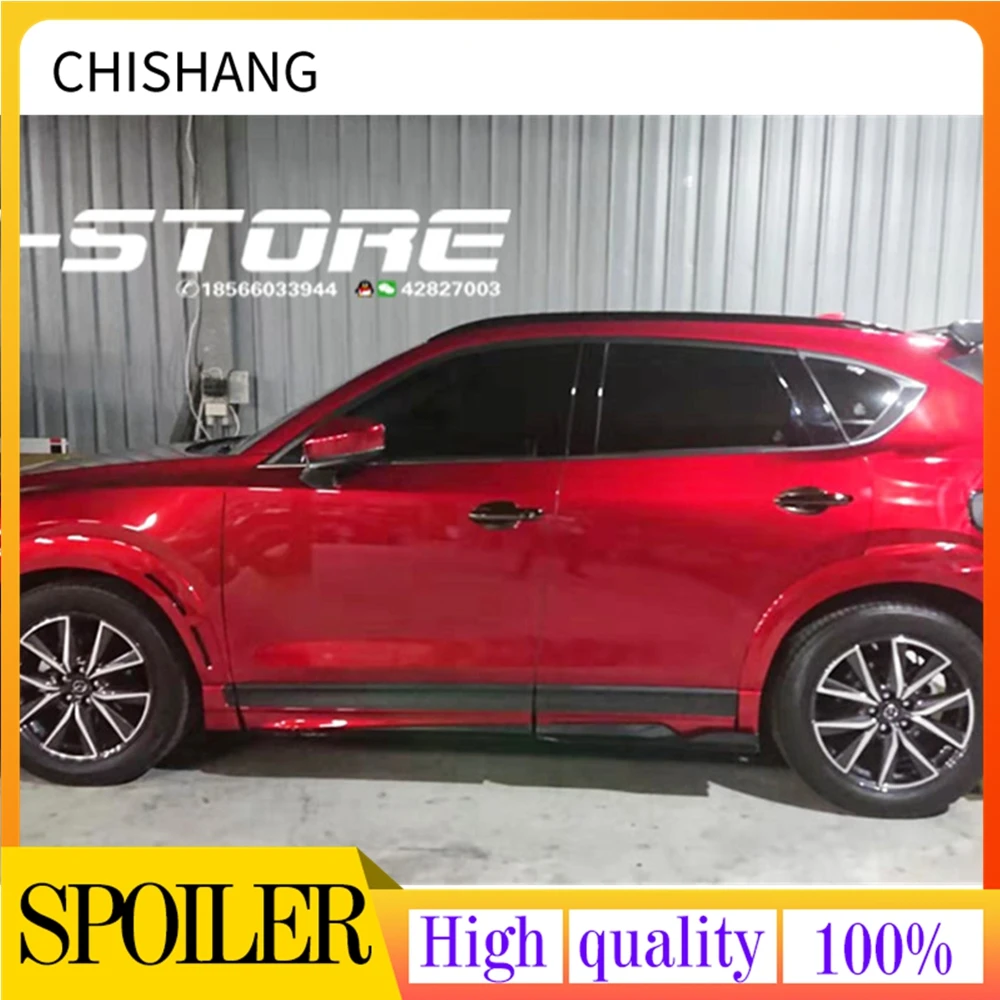 For MAZDA CX-5 2019 2020 2021 4pcs High Quality Car Fender Wheel Eyebrow Protector Wheel Arch Trim Strip