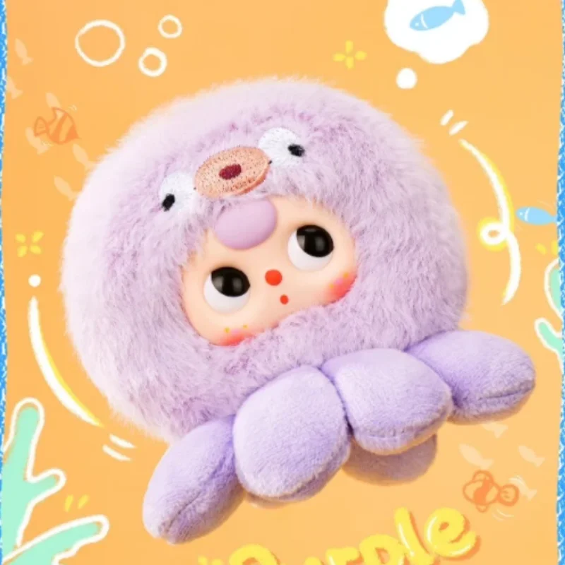 

Baby three Ocean Plush Series 2, слепая коробка, плюшевая кукла, брелок, милая коллекционная игрушка, фигурка океанского животного, подарок на Рождественский подарок