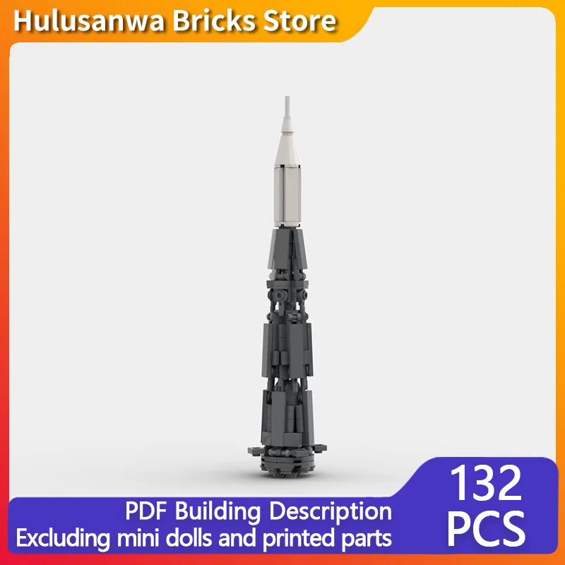 

N1 Space Launch Vehicle Model MOC Building Bricks War Equipment Modular Technology Gifts Holiday Assemble Children Toys Suit