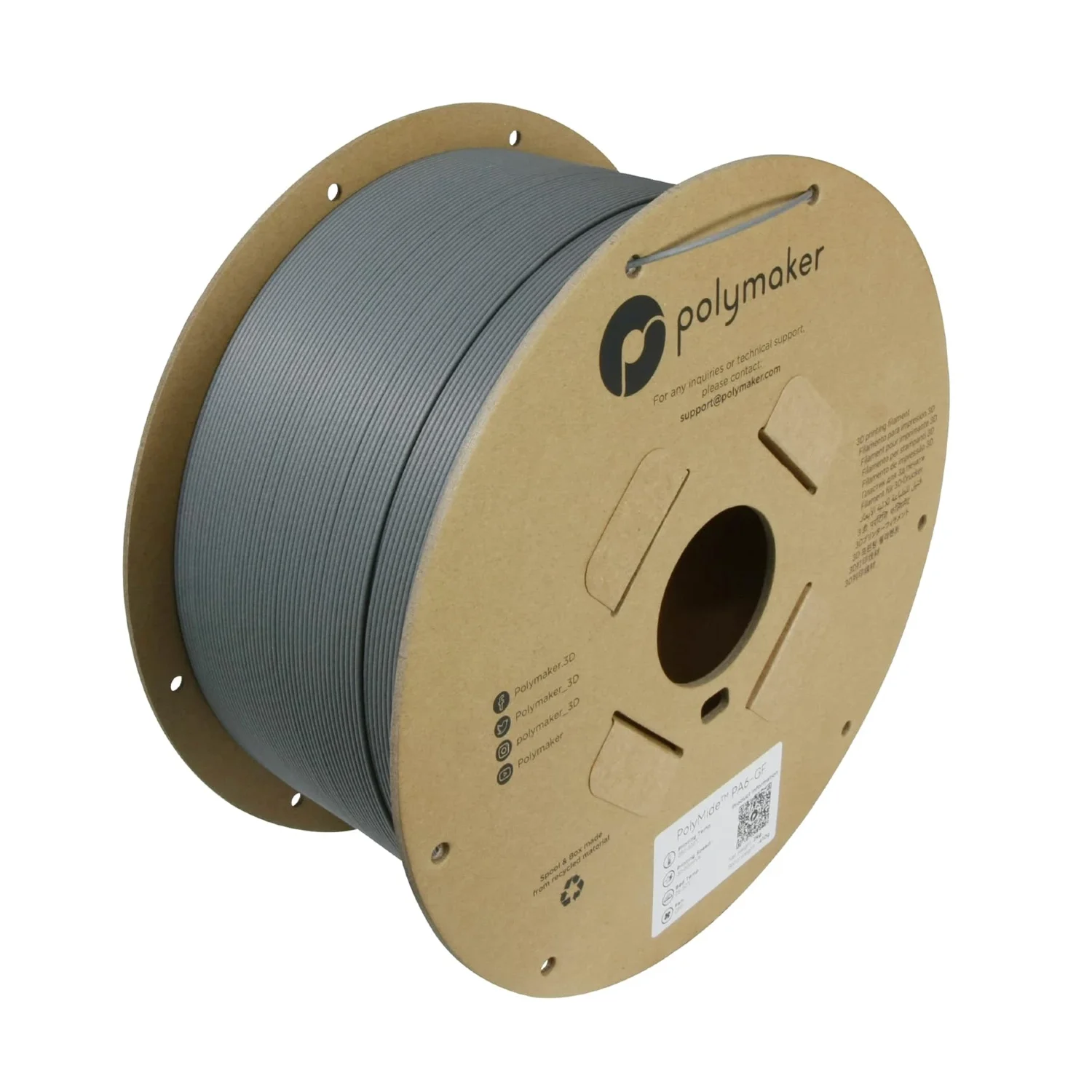 

For Fiberon™ PA6-GF25 (Formerly PolyMide™ PA6-GF) for Polymaker Glass Fiber Reinforced Nylon 6 Filament 3D Print Filament