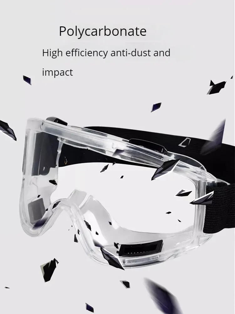 Goggles Splashproof Dustproof Windproof Sandproof Anti-fog Transparent Riding Skiing Sports Glasses