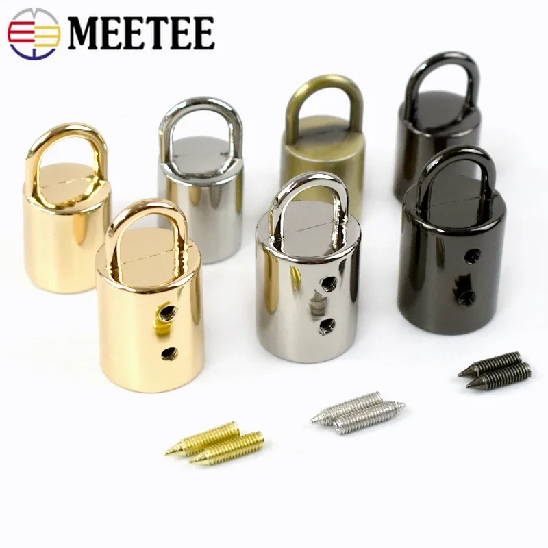 

5-30Pcs Metal Bag Buckles Bell Hang Buckle Tassel Cord Lock Clasp Leather Hook Shoulder Handbag Connector Hanger Rope Locks