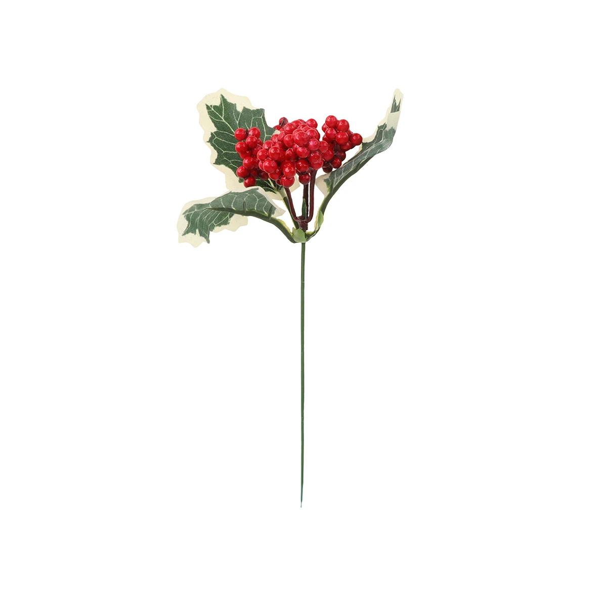 

10 Pcs Christmas Dinner Table Decor Artificial Berry Branch Red Stems Berries Flowers