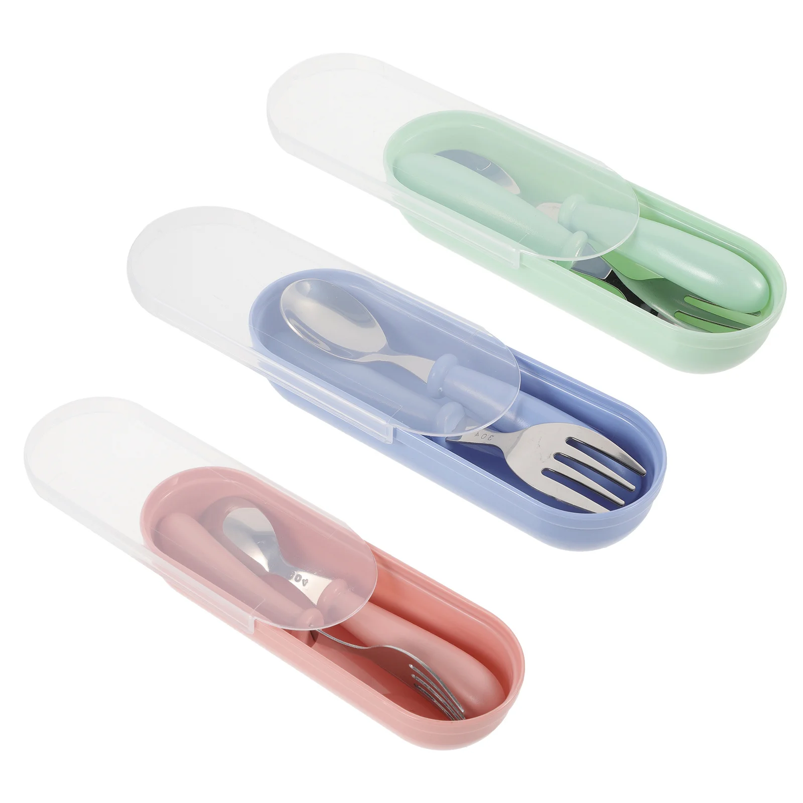 

Toddler Tableware Set Spoons and Forks Kids Safe Metal Utensils Stainless Steel