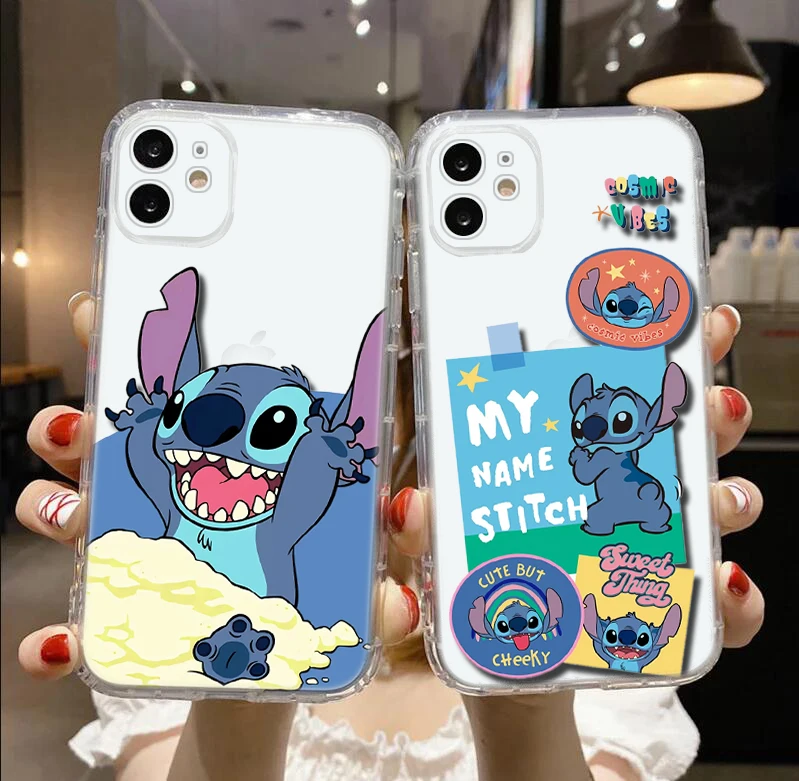 cute Disney's Lilo Stitch Soft Case for Moto G4 Plus G41 G5 Plus G50 G51 G5S G6 Play G60 G7 Power G71 G5 G9