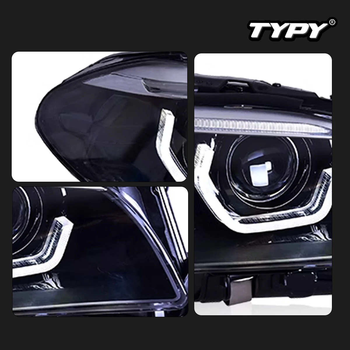 TYPY Car Headlights For BMW 5 Series F10 2010-2016 LED Car Lamps Daytime Running Lights Dynamic Turn Signals Car Accessories