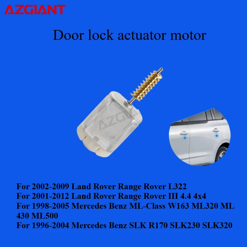 AZGIANT 20005 3D1314 Car door lock motor for Land Rover Range Rover L322/III 4.4 4x4/Land Rover Discovery II MK2 New replacement