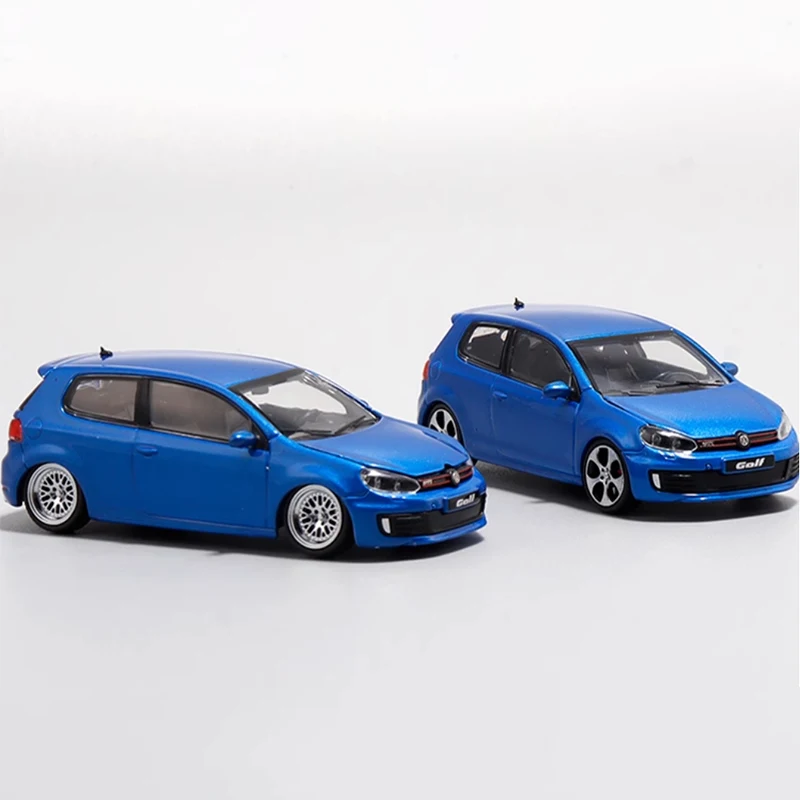 Diecast 1:64 Skala VW Golf GTI Gen.6 Simulation Legierung Auto Modell Statische Anzeige Sammeln