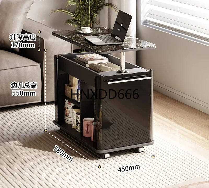 

Минималистичный мобильный диван, несколько легких, роскошных высококачественных подъемных боковых шкафов из каменной плиты