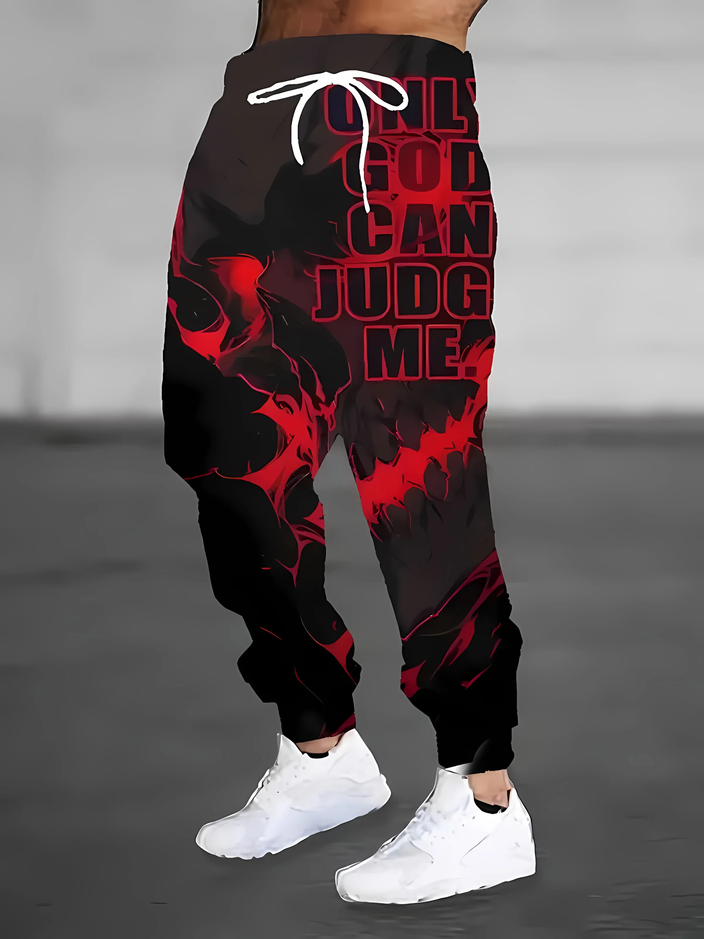 

The new men's trousers for the autumn of 2025 are casual fashionable and trendy The 3D letter printing is soft and comfortable