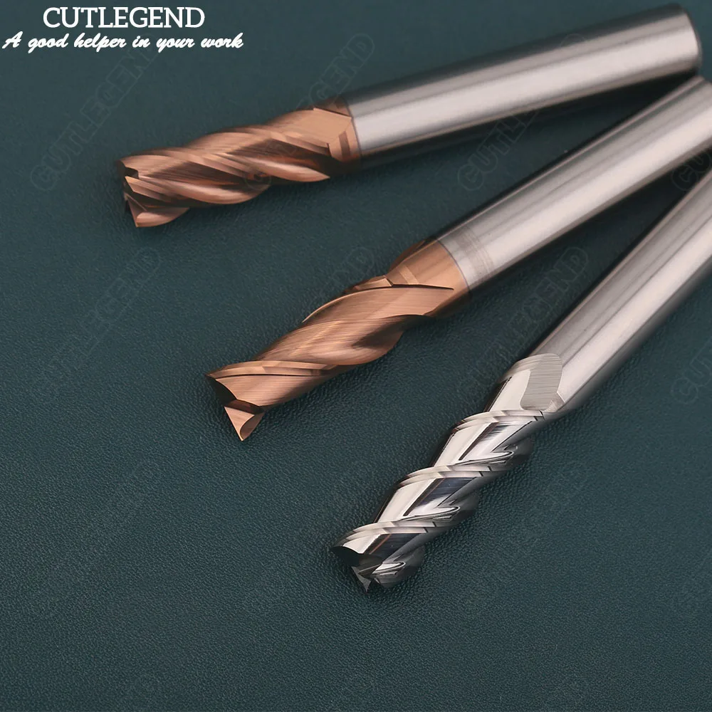 Imagem -03 - Tungstênio Aço Fresa Cnc End Mill Aço 16 16 Flauta 3.175 4.76 6.35 952 127 Milímetros