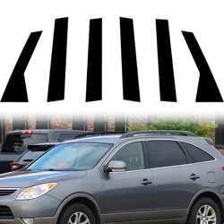 6PCS Car Pillar Posts Column Window Door Trim Cover For Hyundai Veracruz 2007-2015 Auto Styling Stickers Exterior Accessories