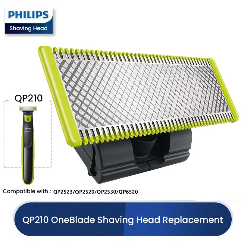 استبدال رأس الحلاقة Philips QP210 متوافق مع جميع ماكينات الحلاقة Philips Serieis One Blade & One Blade Pro