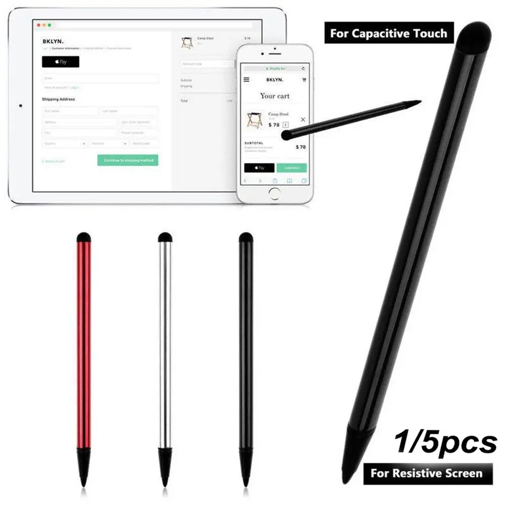 Gran oferta, lápiz óptico compacto de alta precisión, lápiz electrónico para pantalla táctil, bolígrafo capacitivo para tableta, iPad, teléfono móvil, Samsung y PC