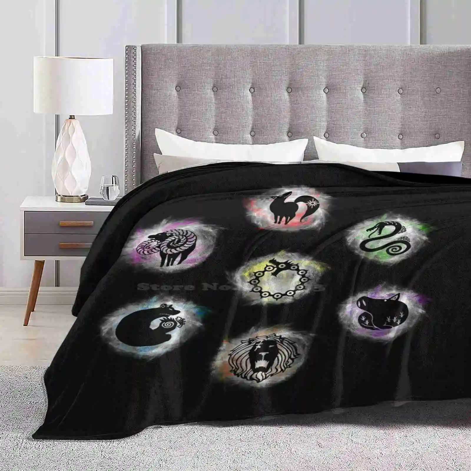 7 Deadly Sins New Arrival Fashion Leisure Warm Flannel Blanket Meliodas Diane Ban King Gowther Merlin Escanor Nanatsu No Taizai