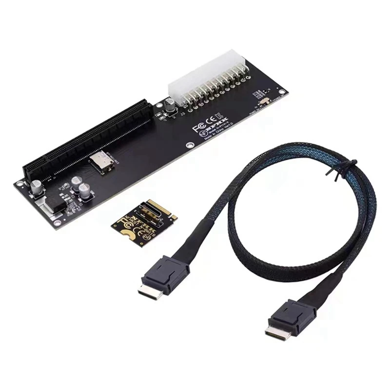 

For Oculink SFF-8612 SFF-8611 Adapter Card PCI-E 16X 2230 M.2 M-Key Adapter for WIN Max2 External Graphics Card