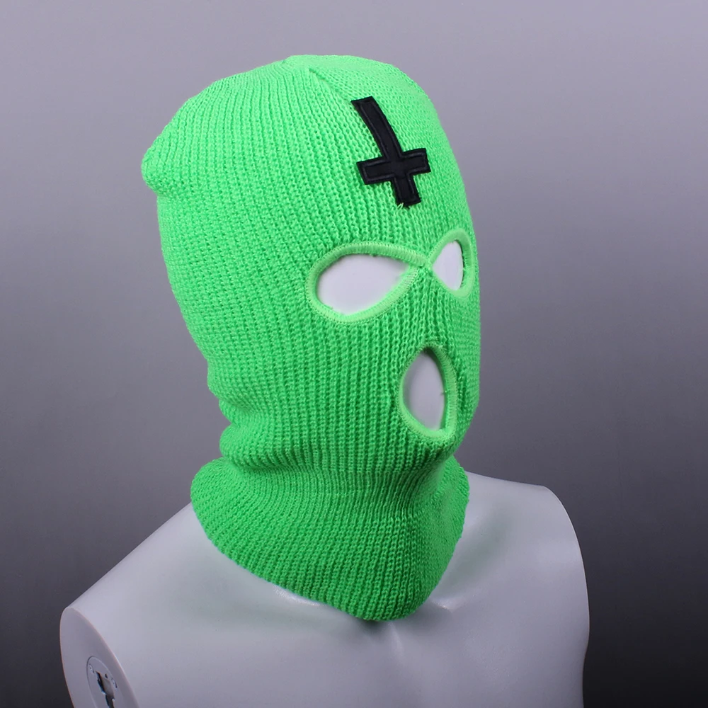 Knitted Hat Celebrity Rapper Cosplay Accessories Hat Bone Gorras Green Hedging Cap Winter Ski Hat For Men wome