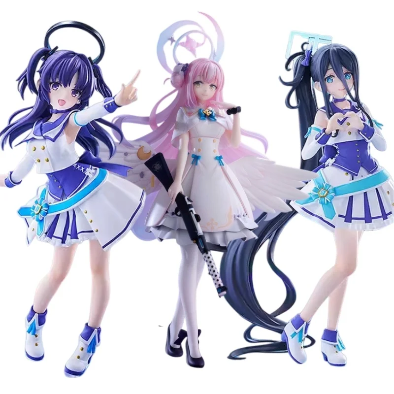 アニメブルーアーカイブ愛らしいユウカアリスミヤコミカヒジリアかわいいアニメフィギュアデスクトップ装飾コレクタブルモデルおもちゃ