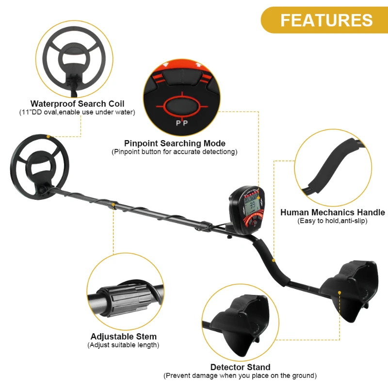 MD-810 Professional Gold & Industrial Metal Detector