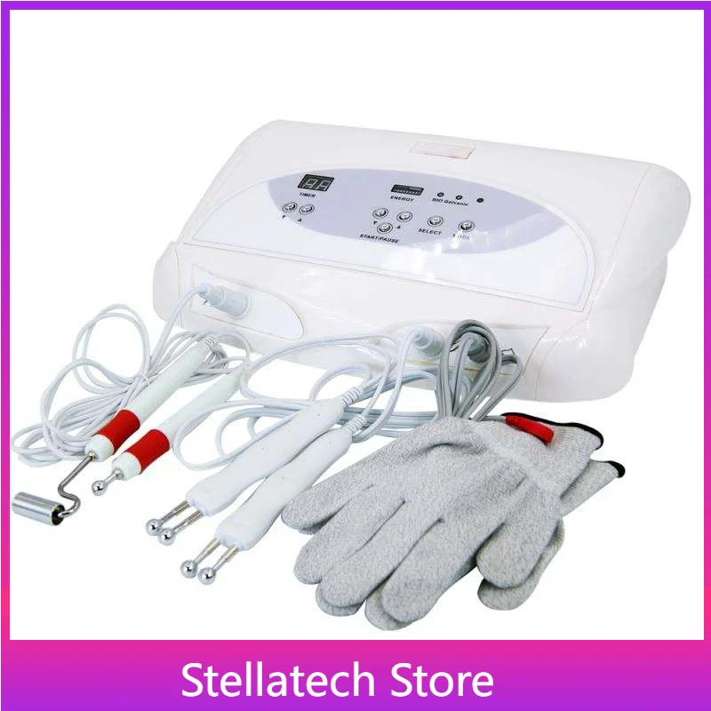 Desktop-Style 3-in-1 Microcurrent Facial Machine with Magic Gloves Bio Lifting   Tightening Anti-aging  Device