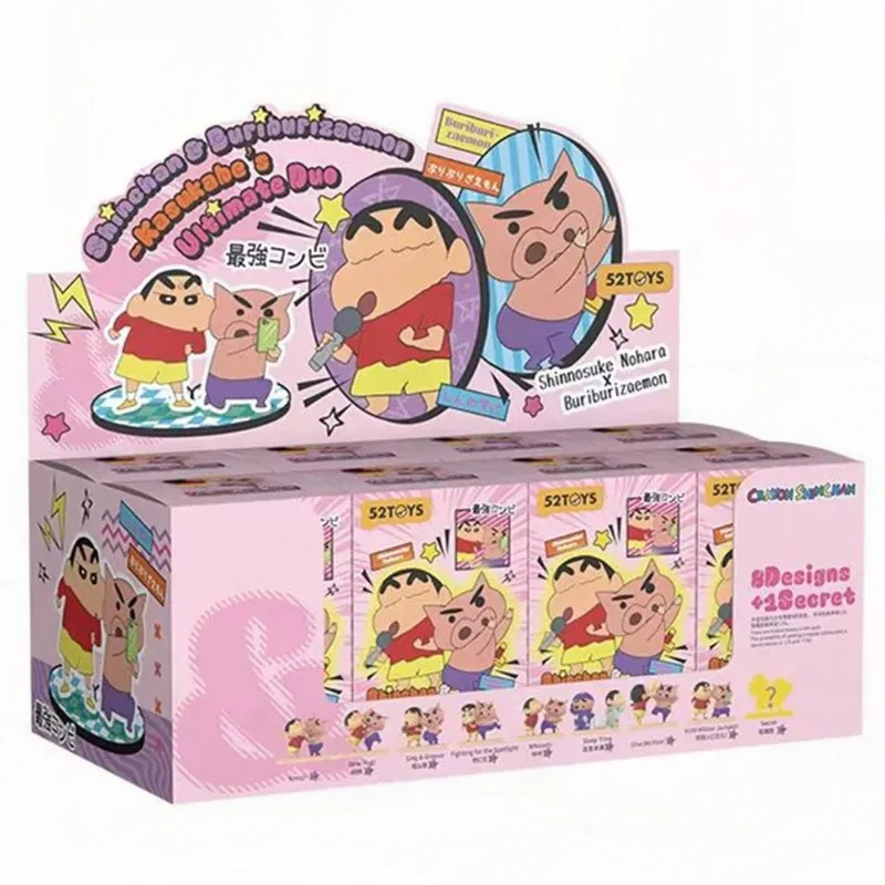 

New TOYS Mystery Box Crayon Shinchan & Buriburizaemon – Kasukabe’s Ultimate Duo, Random Collectible ToyDesktop Decoration Gift