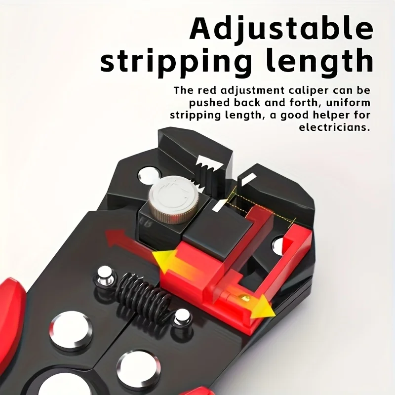 Automatische Multifunktionale Abisolierzange Multifunktionales Kabelabisolier- und Crimpwerkzeug für Elektriker DIY-Reparatur – Detail 6