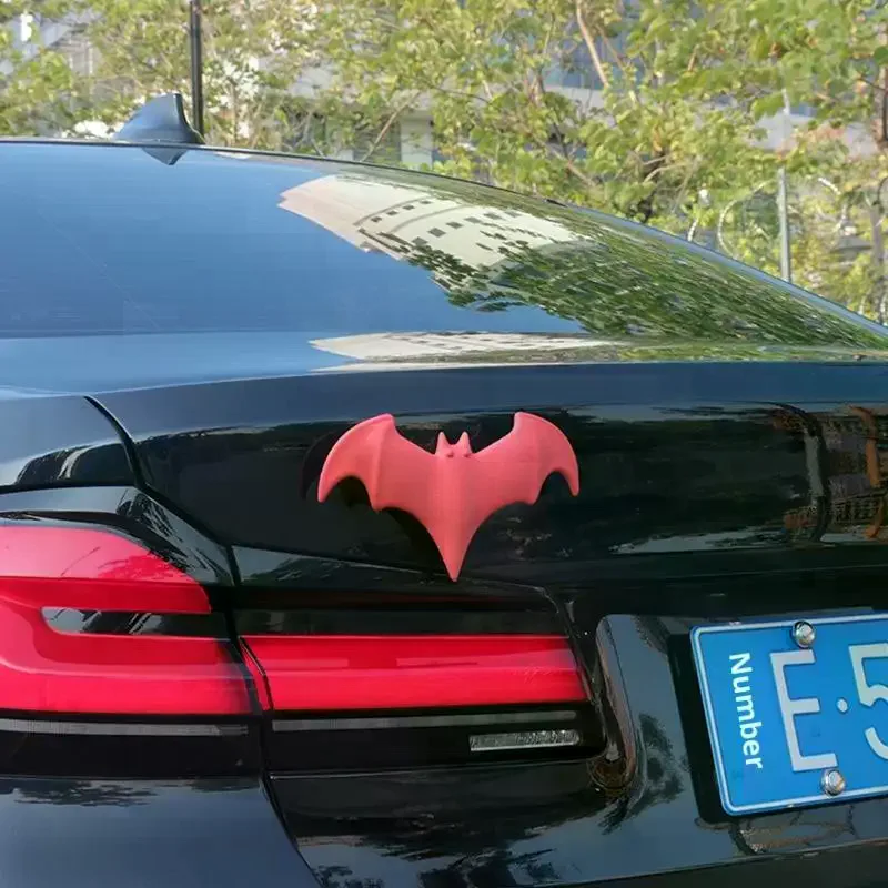 1Pcs Car Body Decal Auto 3D Decor Tail Modification No Punch Bat Decorative Sticker Roof Small Tail Car Stickers For Halloween