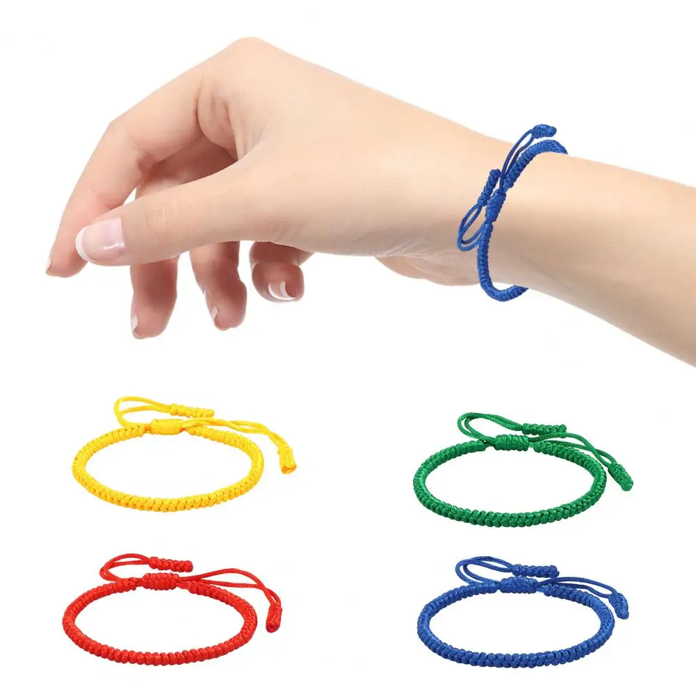 Handwoven Bracelet Adjustable Handmade Braided Wristband Set for Meaningful Connections Unisex Stackable Symbolic for Blessings