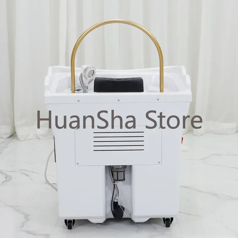 Professional Hair Stylist Salon Chair Hairdressing Japanese Head Spa Water Therapy Chair Portable Cadeiras Salon Furniture