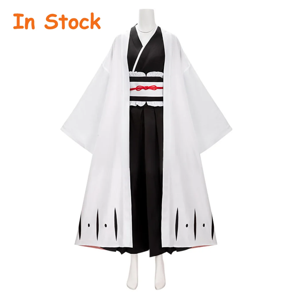 

In Stock Retsu Unohana Cosplay Women Japanese Kimono Suit Samurai Suit Cosplay Anime Halloween Christmas Costume Party Suit
