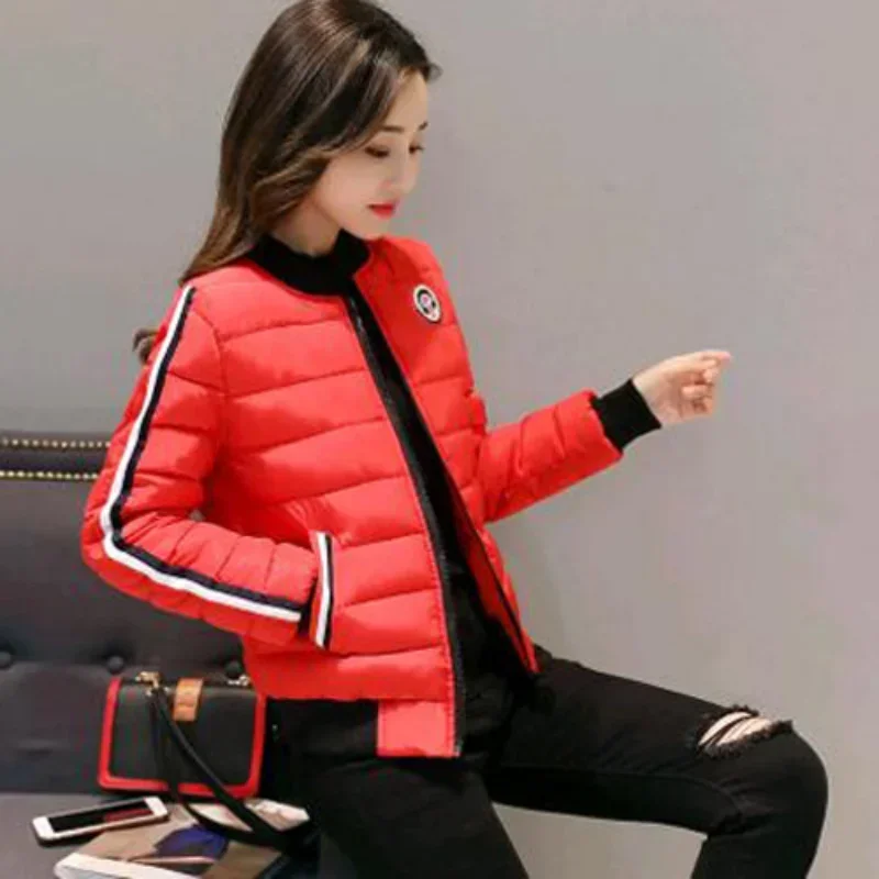 Cold Down Jacket Quilted Korean Fashion Coats Woman Winter Puffer Coat Womens 2024 Trend Demi-season Black Outer Jackets Parkas