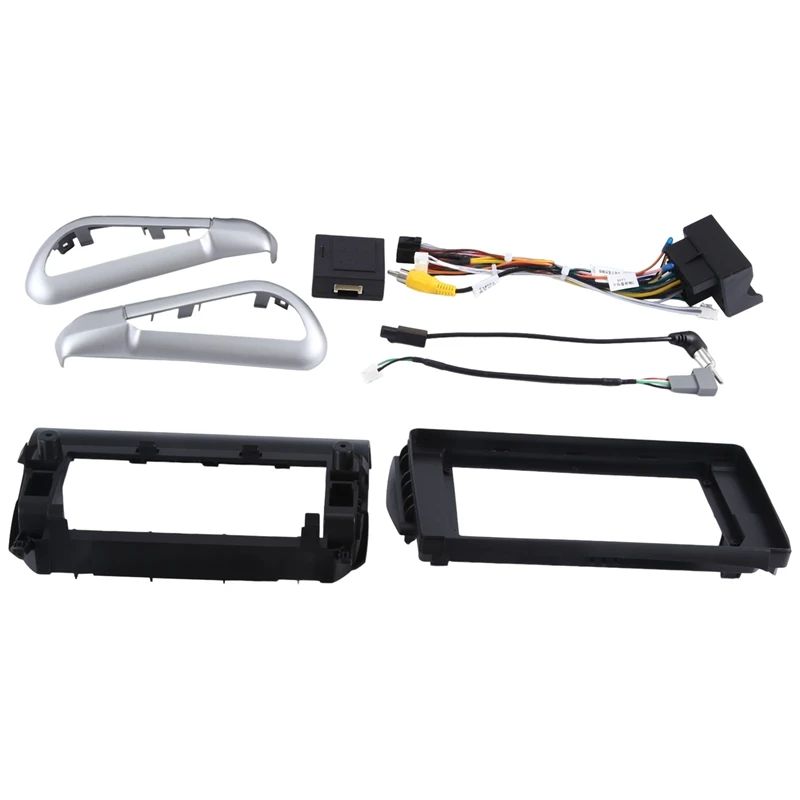 Car Radio Fascias For Peugeot 2008 A94 208 A9 10 Inch 2DIN Stereo Panel Harness Power Cable Adapter Canbus Kit Parts