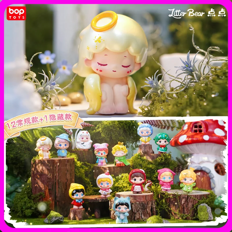 Trendige Pop-Dot Mini-Märchenstadt-Serie Neue Niedliche Blindbox Süße Kleine Deko-Figur Handgemachtes Geschenk