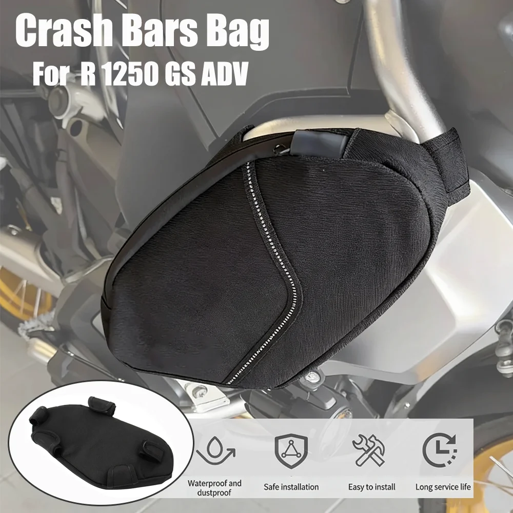 Motorcycle Frame Crash Bars Waterproof Bag Repair Tool Placement Travel Bag For BMW R1250GS Adventure R 1250 GS ADV