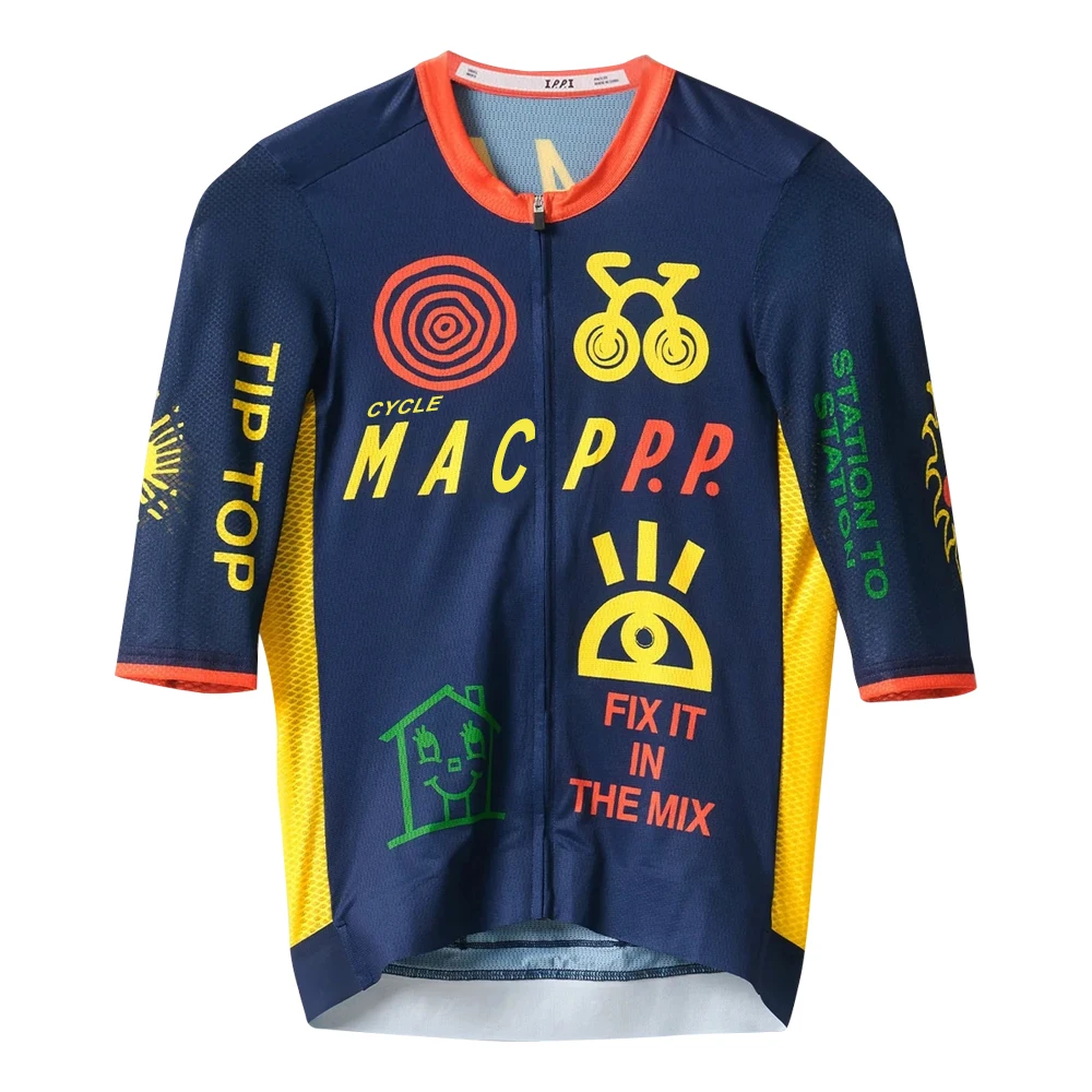 Herren-Radtrikot Kurzarm MTB Rennrad-Trikot Hochwertige Profi-Team Atmungsaktive Fahrradbekleidung Maillot Ciclismo Hombre