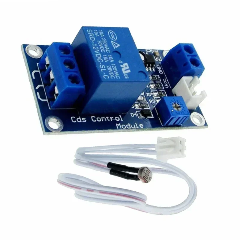 5V/12V XH M131 Photosensitive Light Sensor Module Board Relay Adjustable Sensitivity Potentiometer Input Voltage Relay Switch
