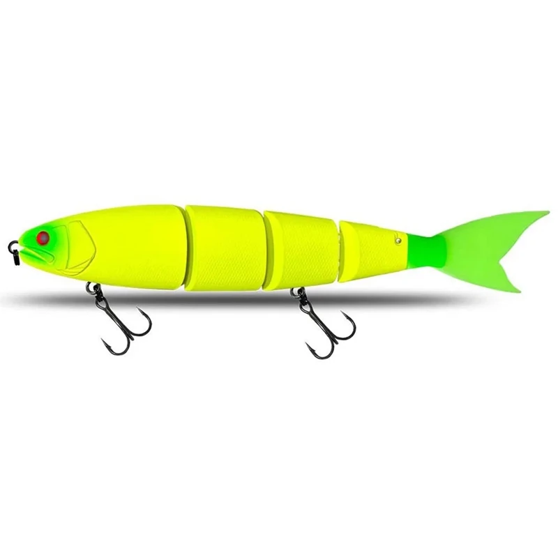 170Mm 40G Fishing Lure Jointed Minnow Wobblers ABS Body With Soft Tail Swimbaits Soft Lure For Pike And Bass