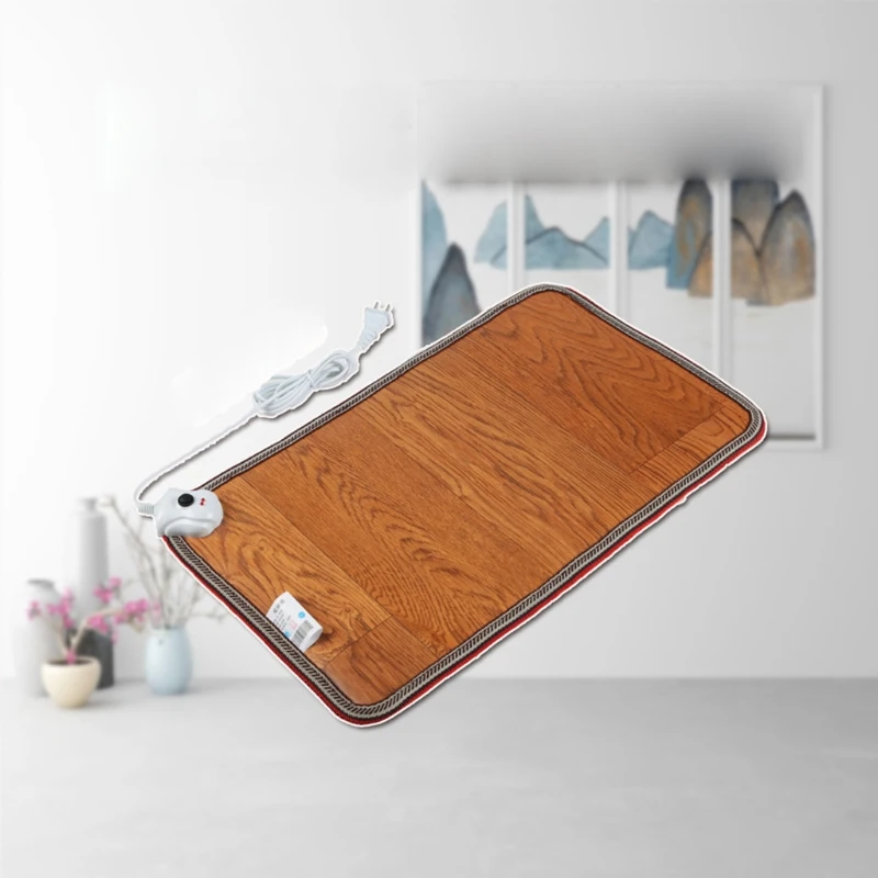 Зимняя электрическая грелка для ног, быстрый нагрев, грелка для пола, регулируемая грелка для ног под столом для женщин и