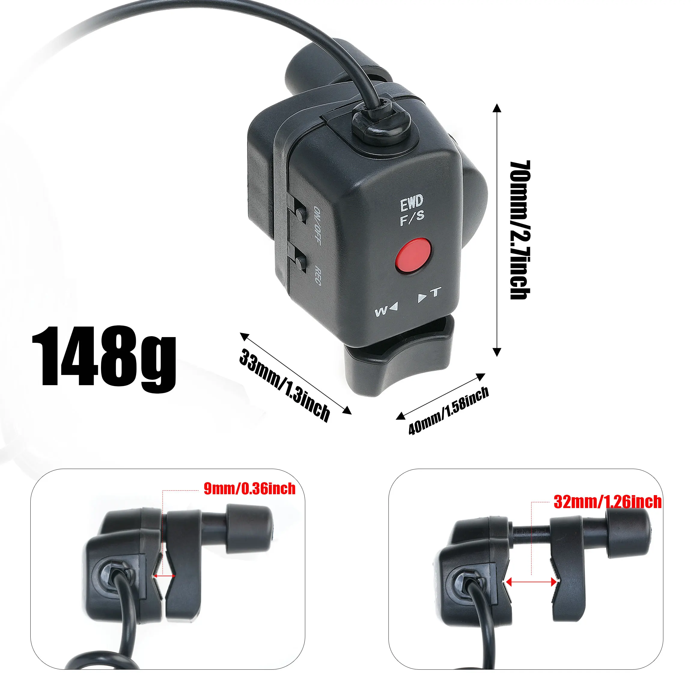 FOTGA EWD line controller Camera Lens line control controller Lens remote control Remote Camcorder Recording Video Photography