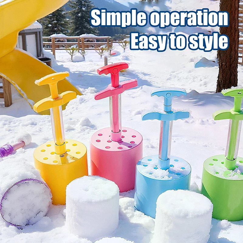 

Зажим для изготовления снежков, разноцветные мультяшные снежные шарики, зажимы для изготовления снежных шаров, гаджеты для детей S для боев снежков, инструмент