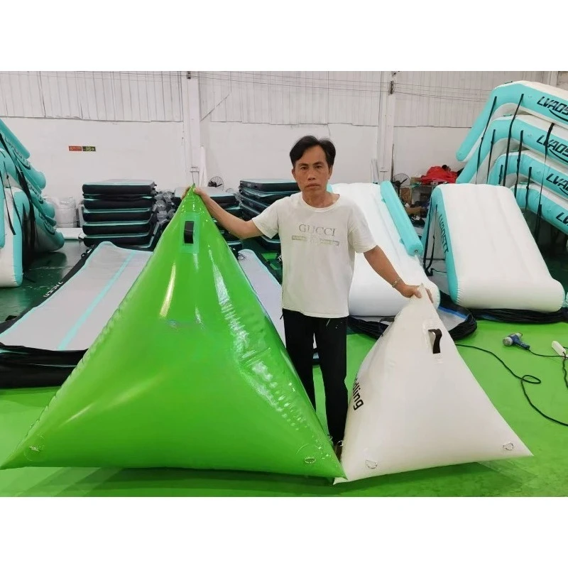 Custom Logo Water Float Race Marker Air Buoy Swimming Triathlon Marker Inflatable Buoy Racing Marker Advertising
