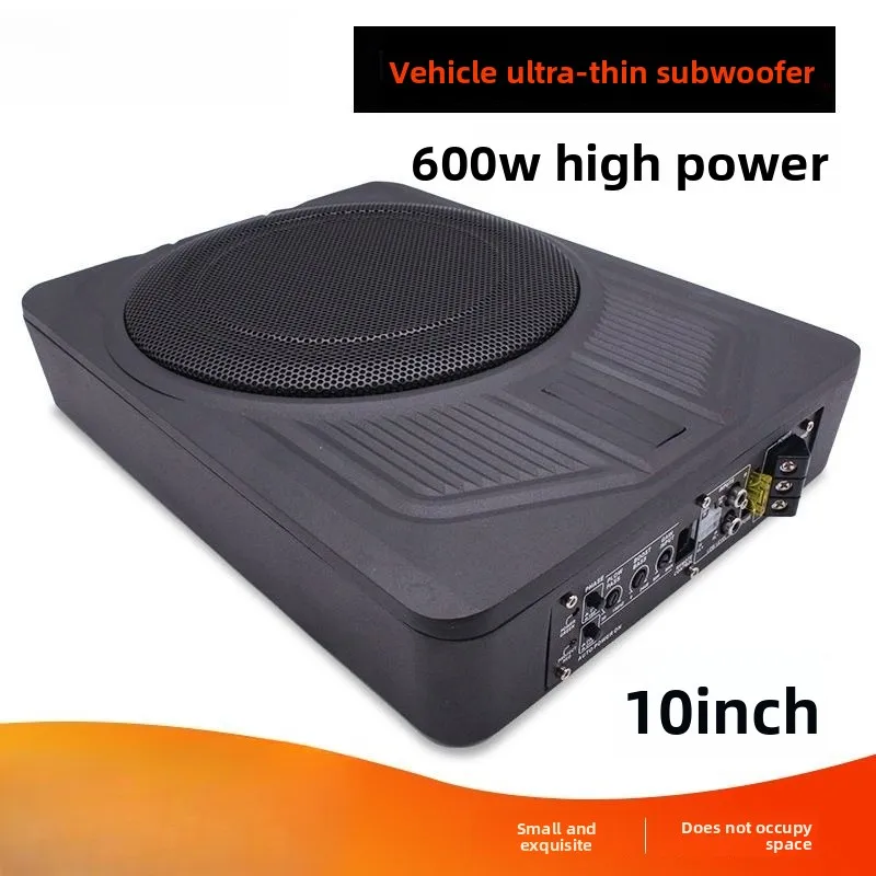 

Car Audio Modified Small Steel Cannon 12V High-power Active 10-inch Ultra-thin Car Subwoofer