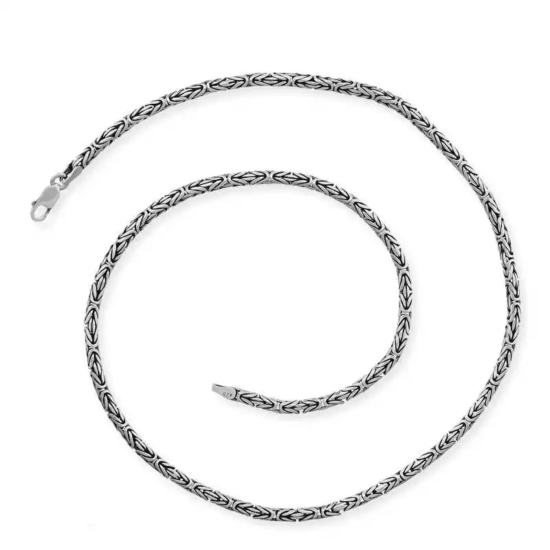 Silver King Chain-8mm Round