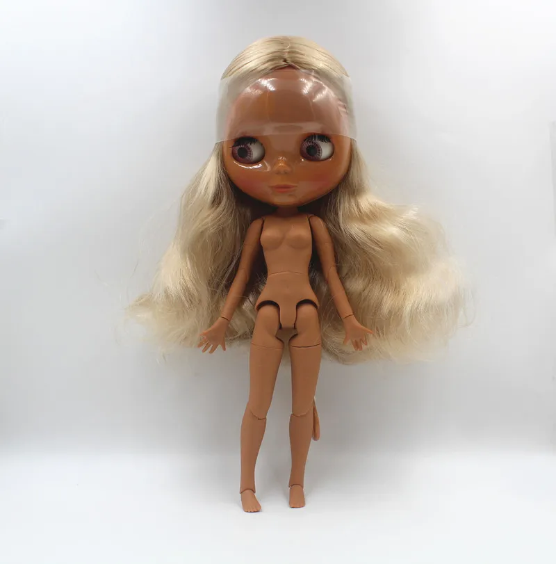 

Free Shipping big discount RBL-25001J DIY Nude Blyth doll birthday gift for girl 4color big eye with beautiful Hair cute toy