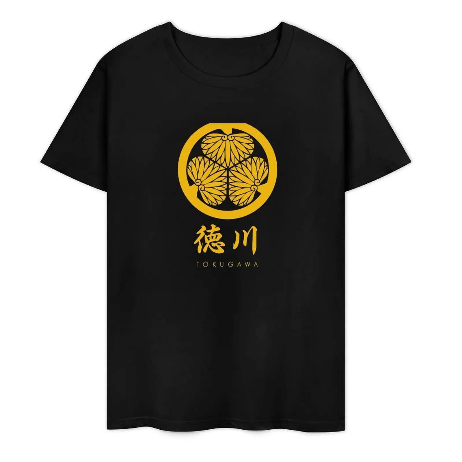 

Tokugawa Clan kamon with Clan Name T-Shirt tees graphic t shirt vintage shirts graphic tee mens t shirts