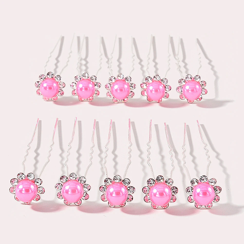 

20Pcs Chic U Shaped Hairpin Women Hair Accessories Stylish Headdress Elegant Clip for Parties Weddings Casual Events