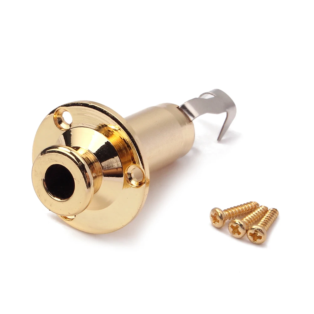 

Insert Guitar Stereo Jack Cylinder Output Socket Endpin Input