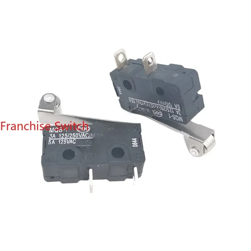 

20 шт. микропереключателей MQS-1, 2-контактные, 3А 250В, с роликом