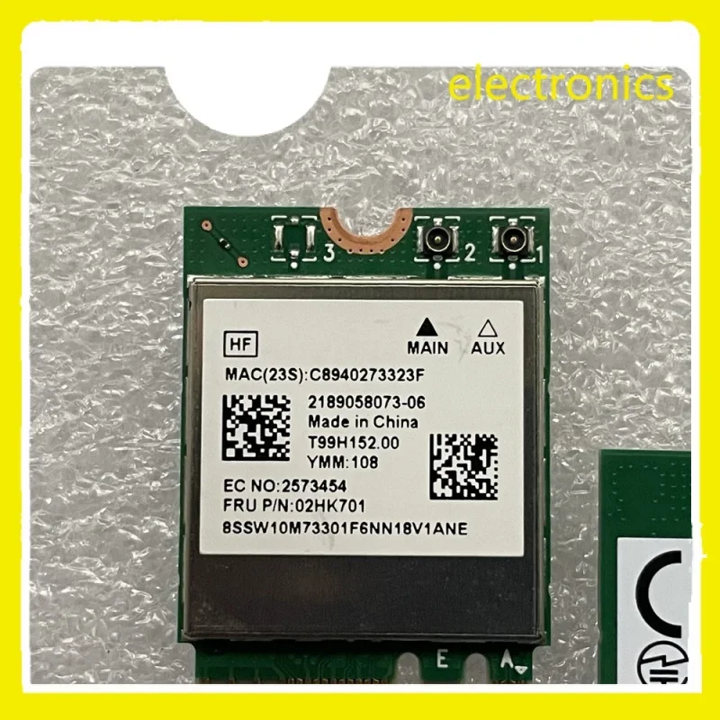 Rtl8822ce 8822ce DMC wireless WiFi 867mbps Bluetooth 5.0 nillkin Fru 02hk701 network card for Lenovo mattress ThinkPad E14 E1